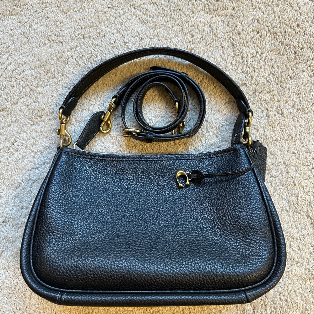 Coach Cary Crossbody Bag - Black / Brass